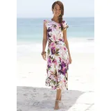 beachtime by lascana Midikleid Weiß 46
