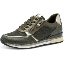 Marco Tozzi Sneaker Damen Weite E Grün/Khaki 39