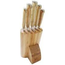 Schäfer Messerset 6-teilig Bambusblock