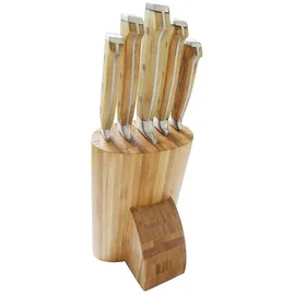 Schäfer Messerset 6-teilig Bambusblock