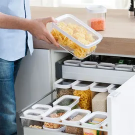 Emsa Optima rechteckig transparent/weiß 2,2 l