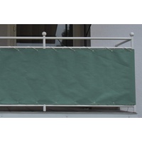 Angerer Balkonbespannung Style - Sicht- und Windschutz für den Balkon (90 cm hoch, Länge: 6 Meter, Grün)