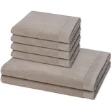Möve Premium Handtuch-Set (6-teilig) Cashmere Grau