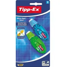 BIC Tipp-Ex Korrekturroller Micro Tape Twist 2er Set