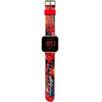 Kids Licensing Spiderman SPD4800 0 mm Gehäuse Transparent Silikonarmband Silber