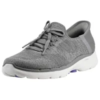 Skechers Go Walk 6 - Lovely Day Gray/Lavender 12 B (M) - 42 EU