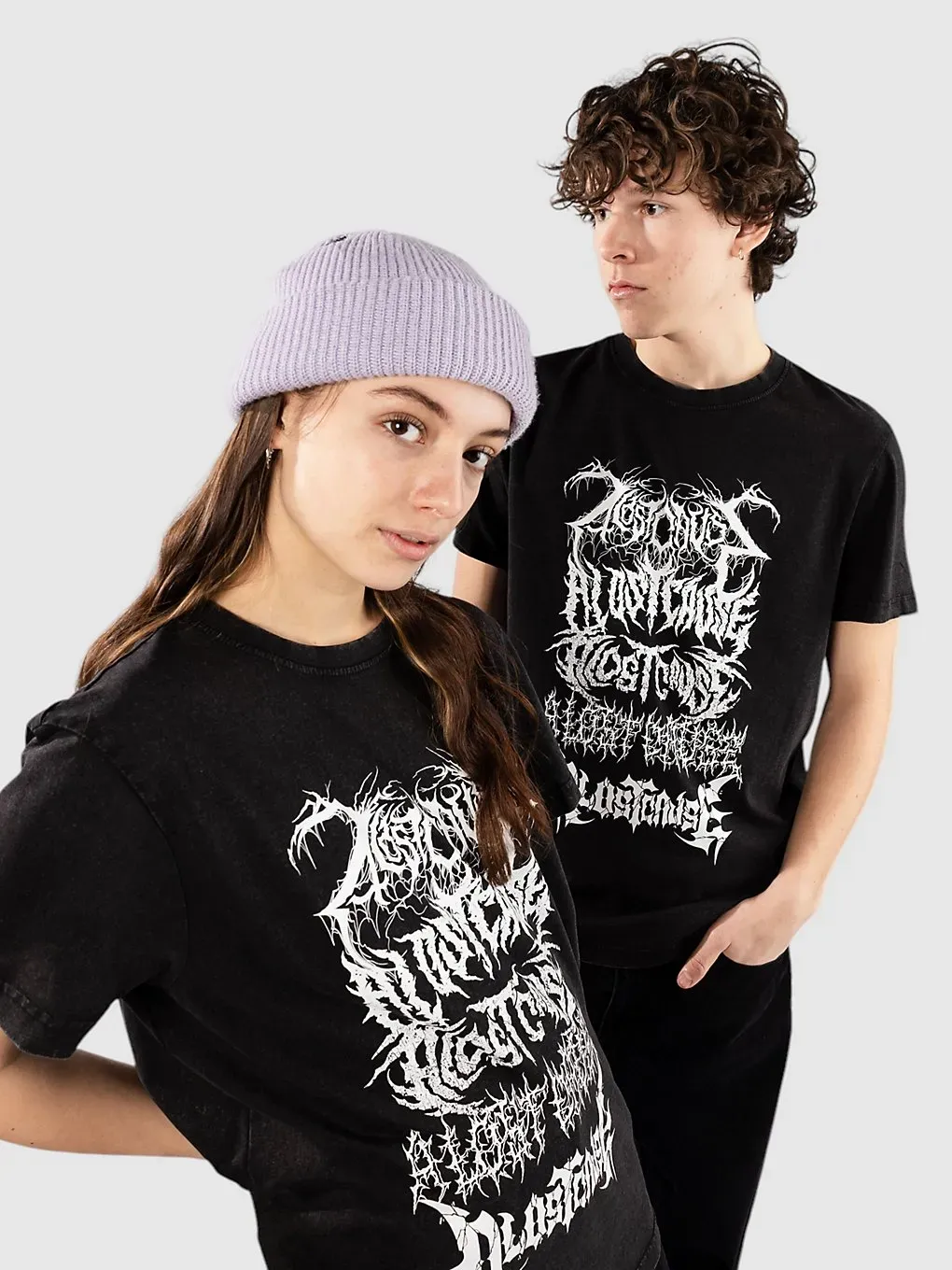 A Lost Cause Dark Omens Vintage T-Shirt vintage black Gr. L