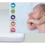 TI TIN Matratzenschoner Baumwolle wasserdicht 70 x 140 cm