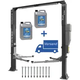 Twin Busch® NEUE 2 Säulen Kfz Hebebühne barrierefrei 3600 kg inkl. Öl u. Versand (DE)