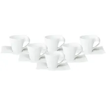 Villeroy & Boch NewWave Espressotasse 0,08 l Weiß 6 St.