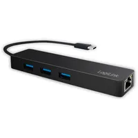 Logilink UA0313 USB 3.0 Hub Schwarz
