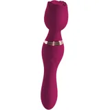 You2Toys Rosenrot Thumping Wand Vibrator, Rot, 11,5 cm