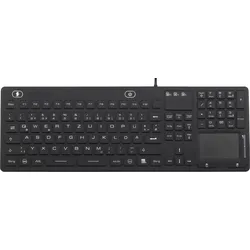 iM-IKB110-BK Tastatur Renkforce Schwarz Spritzwassergesch?tzt, Staubgesch?tzt, Touch-Ober RF-4222593