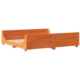 vidaXL Massivholzbett 180 x 200 cm Braun