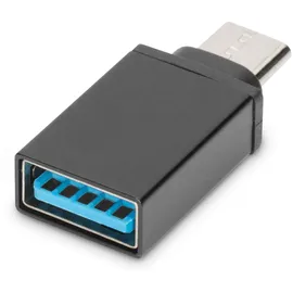 Digitus USB-C auf USB-A Adapter Schwarz