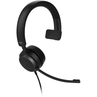 Snom A310M Headset für Call Center - Monauraler Kopfhörer mit HD-Audio und Geräuschunterdrückung - Ergonomisches Computer Zubehör für Büro und Kundenservice