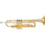 Yamaha - Trompete, Gold, Aluminium, 118 dB, Klassisch, 123 MM, Sib, Tuba 11,65