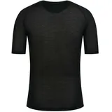 Rapha Merino Lightweight Kurzarm-baselayer Schwarz L