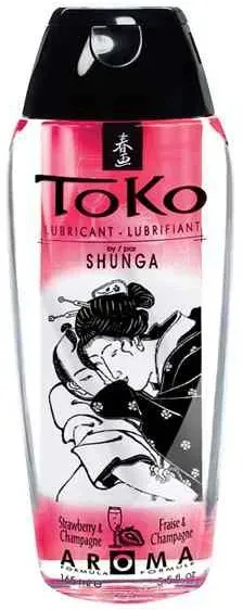 Shunga - Toko Lubricant Strawberry & Champagne 165 ml