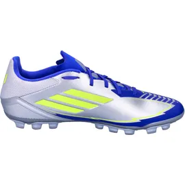 adidas F50 League Messi AG Herren Silver Met/Solar Yellow/Lucid Blue 43 1/3