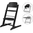 Cybex 3in1 Hochstuhl Iris Stunning Black, Schwarz