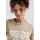 QS Baumwollshirt mit überschnittener Schulter Frontprint - olive - XXL