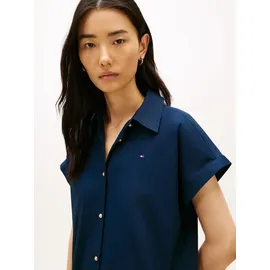 Tommy Hilfiger Shirtkleid Blau/Schwarz 34