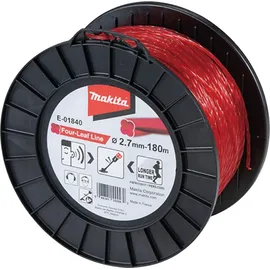 Makita Mähfaden Four Leaf 2,7 mm 180 m rot