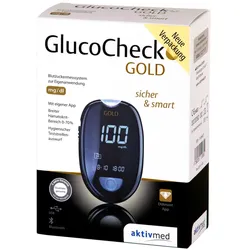 Glucocheck GOLD Blutzuckermessgerät Set 1 St