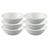 Thomas Porzellan Schüssel Trend weiss Bowl 17 cm Set 6tlg, Porzellan, (Bowls) bunt|weiß