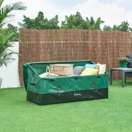 casa.pro Auflagenbox Alanno 155 x 64 x 75 cm 1-tlg. grün/schwarz