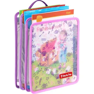 Step By Step Faltbare Heftbox Pink