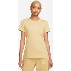 NIKE Damen Shirt W NSW TEE ICN CLSH, SESAME, M