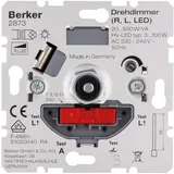 Berker Drehdimmer mit Softrastung Lichtsteuerung (2873)