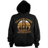 Yellowstone Hoodie Schwarz S