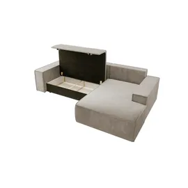 Selsey Eckcouch Cordbezug 2-Sitzer Beige