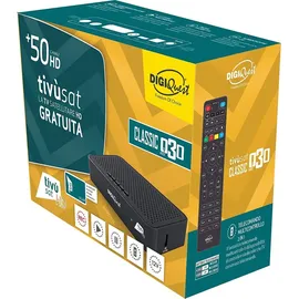 DIGIQuest Tivusat Classic Q30, DVB-S2 mit HD-Videorekorderfunktion | HDR10/HLG | Merlin