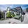 Gutta Premium Carport 3,09 x 5,62 m anthrazit mit Seitenwand, Regenrinne, Rückwand