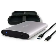Fantec ALU-25U31 silber 2,5 USB 3.1 Typ C Aluminium