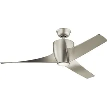 Licht-Erlebnisse ARND 142 cm Deckenventilator Silber