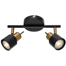 arte lamp Deckenstrahler 2 Flammig GU10 Schwarz