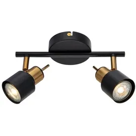 arte lamp Deckenstrahler 2 Flammig GU10 Schwarz