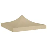 vidaXL Partyzelt-Dach 2x2 m Beige 270 g/m2