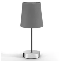 monzana Nachttischlampe Grau 2 St.