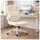 Hti-Living Bürostuhl Jasper Velvet Beige Polyester beige