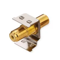 Roline RCA geschirmt Metall gelb (26.11.0396)