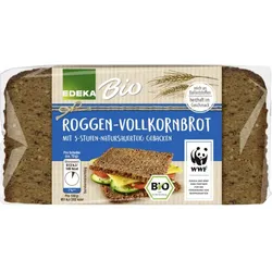 EDEKA Bio Roggen Vollkornbrot 500G