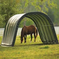 ShelterLogic Weidezelt 3,70 x 6,10 m grün