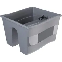 Kadax Balkongeländer-Topf 30 28 x 29,5 x 19,5 cm Anthrazit