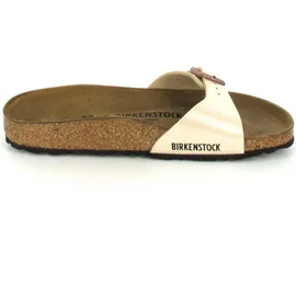 Birkenstock Madrid Vegan Birko-Flor schmal graceful pearl white 41